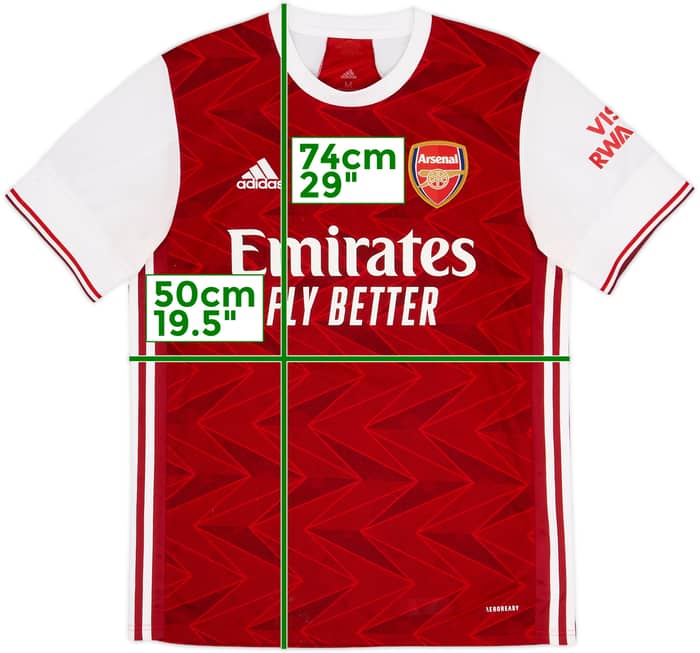 2020-21 Arsenal Home Shirt 'Always #14 Forward' - 5/10 - (M)
