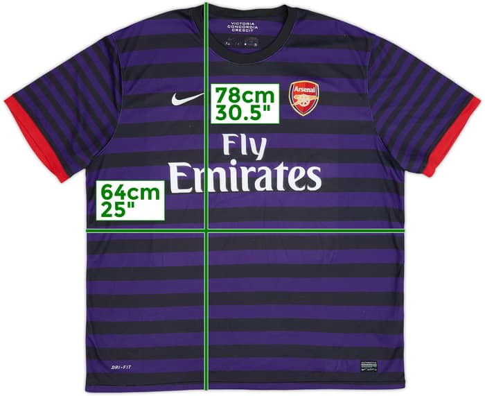 2012-13 Arsenal Away Shirt - 6/10 - (XXL)