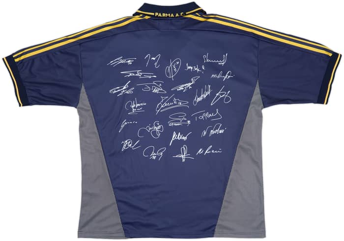 2001-02 Parma 'Signed' Finale TIM Cup Away Shirt (XL)