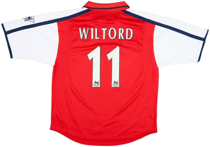 2000-02 Arsenal Home Shirt Wiltord #11 - 7/10 - (L)