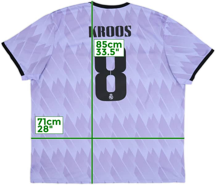 2022-23 Real Madrid Away Shirt Kroos #8 - 10/10 - (3XL)