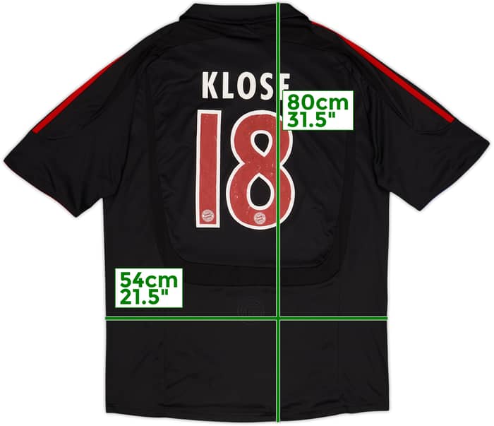 2007-08 Bayern Munich Third Shirt Klose #18 - 4/10 - (L)