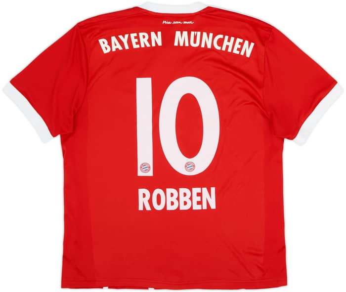 2017-18 Bayern Munich Home Shirt Robben #10 - 5/10 - (M)