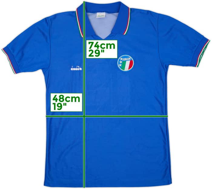 Camiseta de local de Italy 1986-91 #19 - 5/10 - (M)