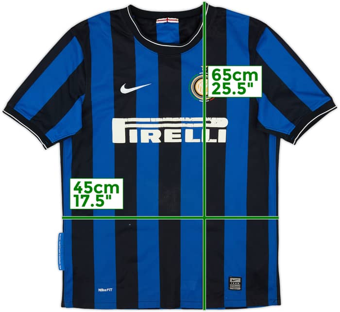 2009-10 Inter Milan Home Shirt - 5/10 - (XL.Boys)