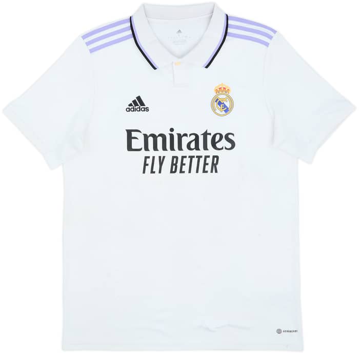 2022-23 Real Madrid Home Shirt Benzema #9 - 5/10 - (L)