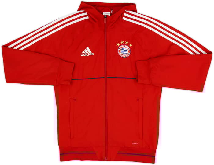 2017-18 Bayern Munich adidas Hooded Track Jacket - 7/10 - (S)