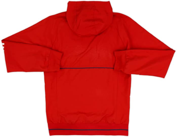 2017-18 Bayern Munich adidas Hooded Track Jacket - 7/10 - (S)