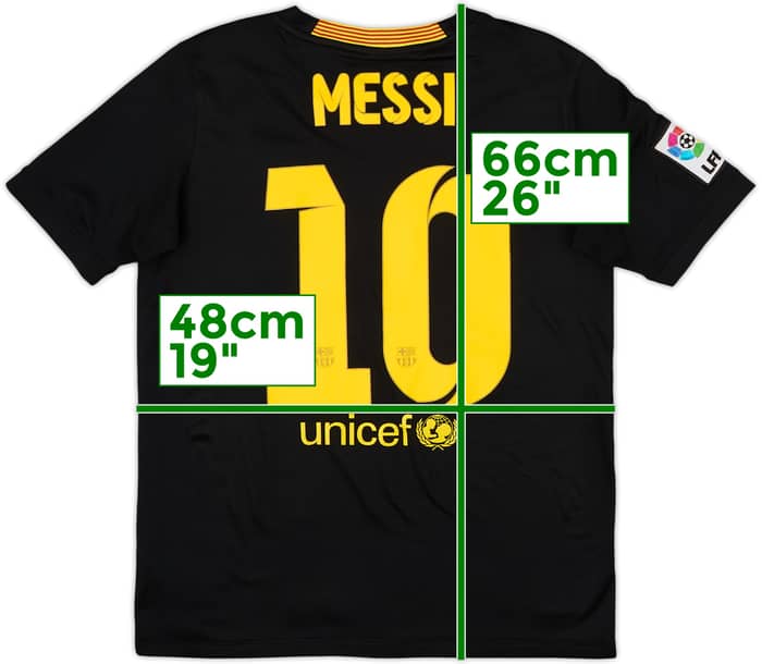 2013-14 Barcelona Third Shirt Messi #10 - 9/10 - (XL.Boys)