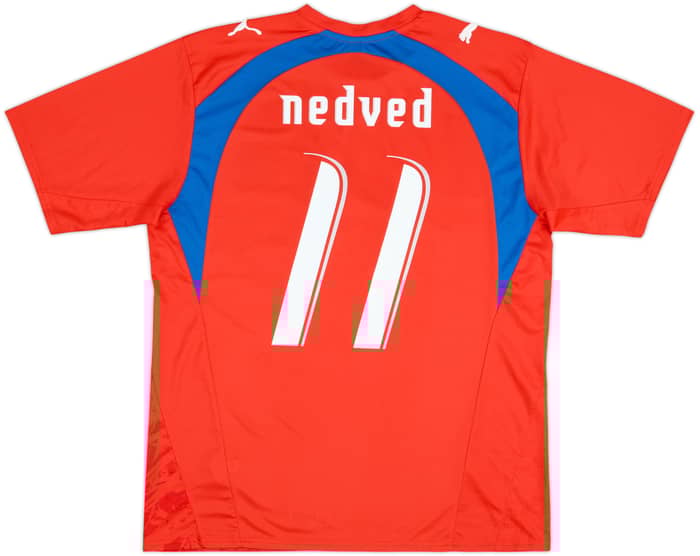 2006-08 Czech Republic Basic Home Shirt Nedved #11 - 5/10 - (L)