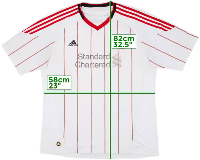 2010-11 Liverpool Away Shirt - 4/10 - (XL)