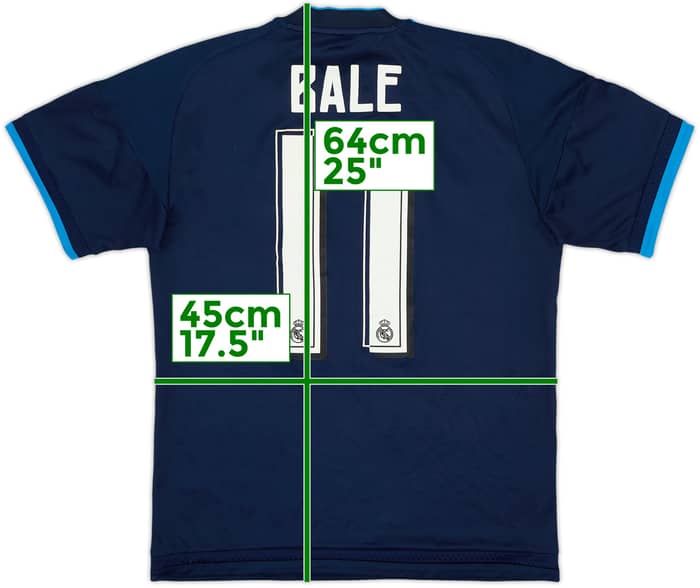 2015-16 Real Madrid Third Shirt Bale #11 - 5/10 - (XS)