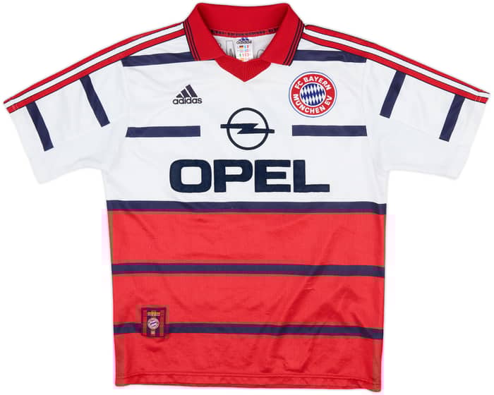 1998-00 Bayern Munich Away Shirt Matthaus #10 - 8/10 - (XL.Boys)