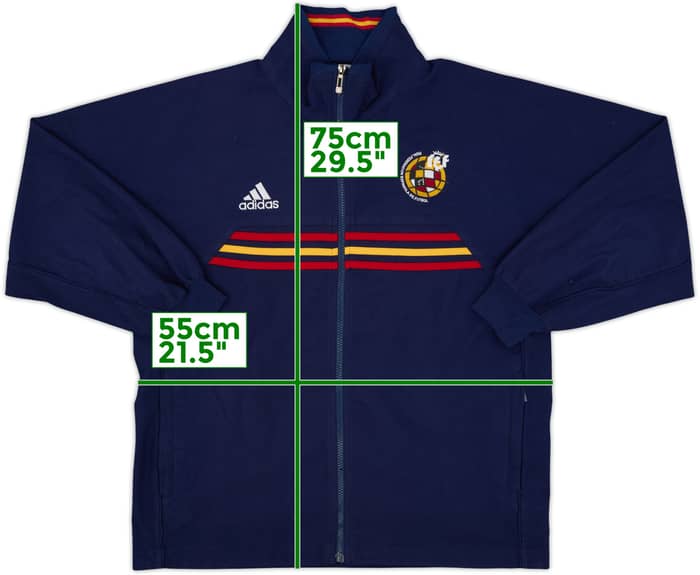 2000-02 Spain adidas Track Jacket - 8/10 - (M)