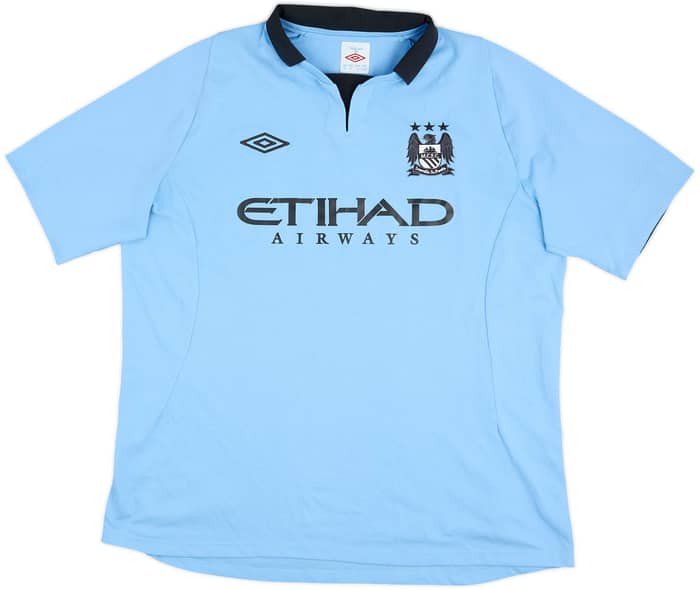 2012-13 Manchester City Home Shirt Silva #21 - 8/10 - (XL)