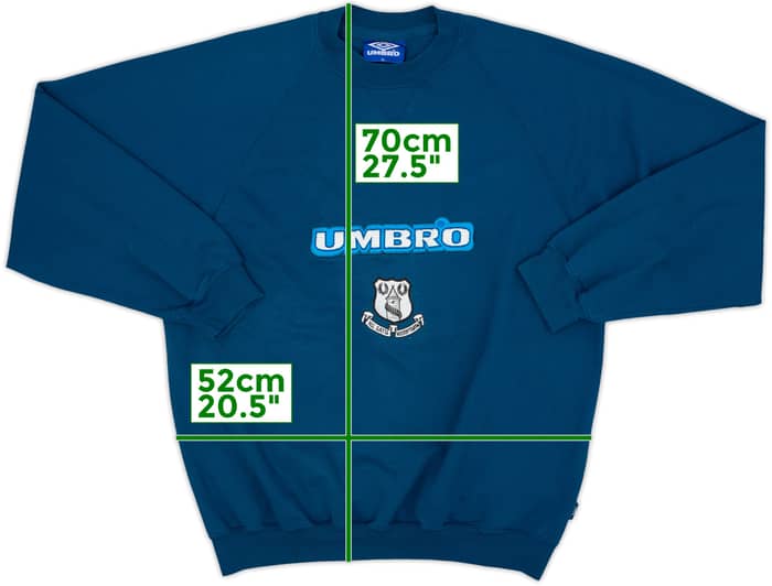 1994-95 Everton Umbro Sweat Top - 8/10 - (XL)
