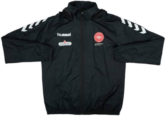 2018-20 Denmark Hummel 'Fodboldskole' Hooded Rain Jacket - 8/10 - (M)