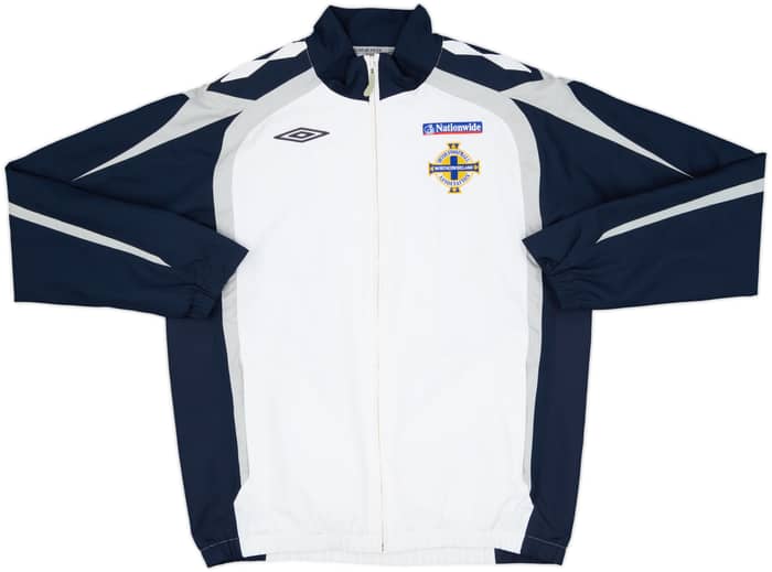2007-09 Northern Ireland Umbro 1/4 Zip Sweat Top - 8/10 - (L)