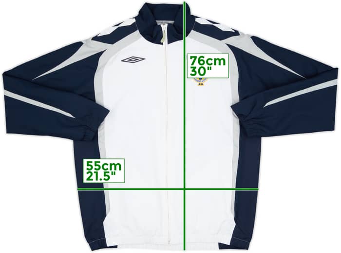 2007-09 Northern Ireland Umbro 1/4 Zip Sweat Top - 8/10 - (L)