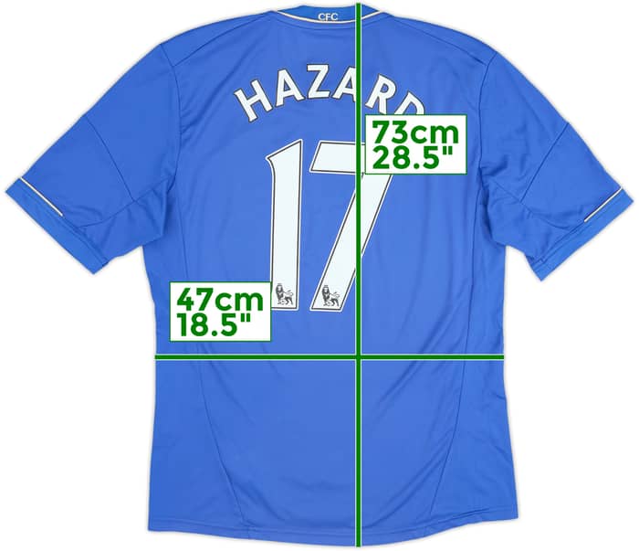 2012-13 Chelsea Home Shirt Hazard #17 - 6/10 - (M)