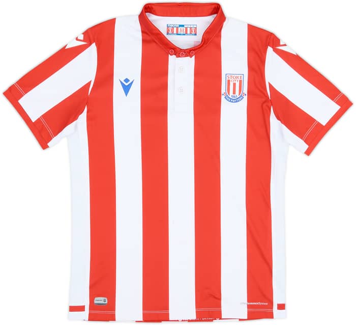 2019-20 Stoke City Home Shirt - 5/10 - (L.Boys)