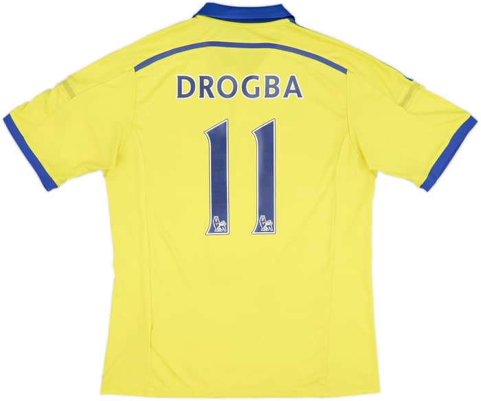 2014-15 Chelsea Away Shirt Drogba #11 - 6/10 - (L)