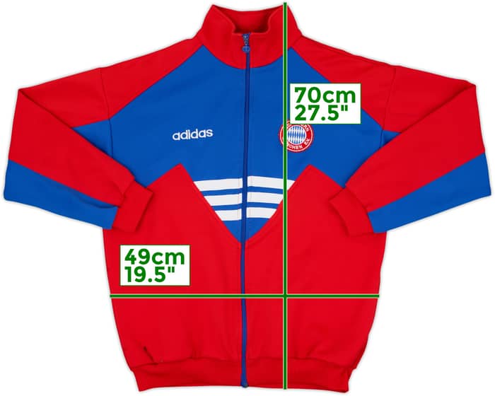 1993-95 Bayern Munich adidas Track Jacket - 5/10 - (XL.Boys)
