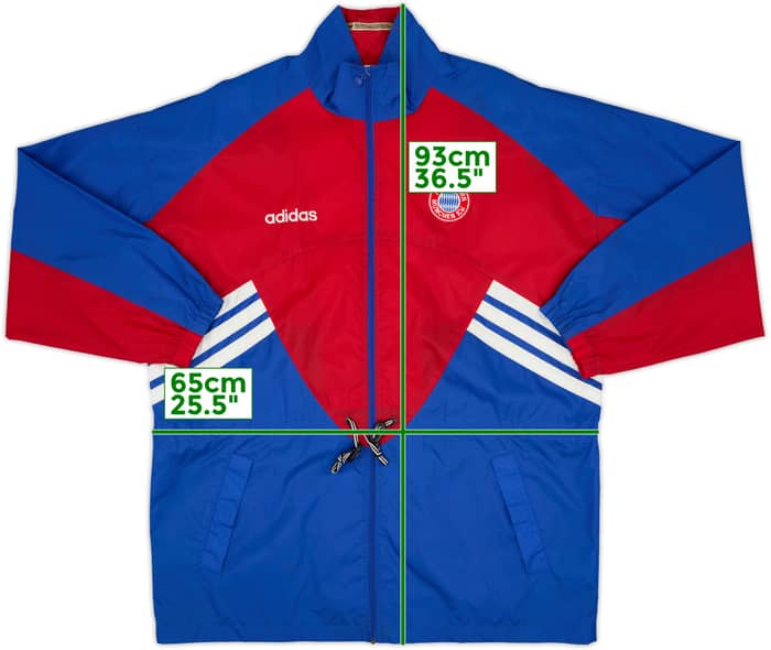 1993-95 Bayern Munich adidas Rain Jacket - 7/10 - (L/XL)