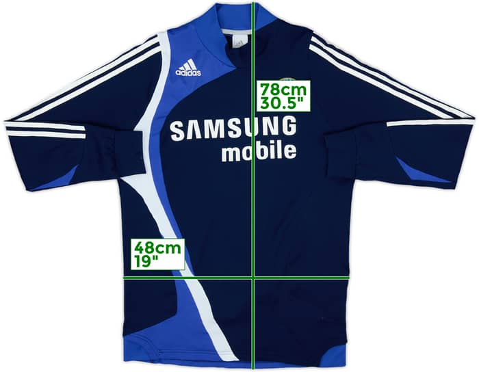 2007-08 Chelsea adidas Formotion Drill Top - 8/10 - (L)