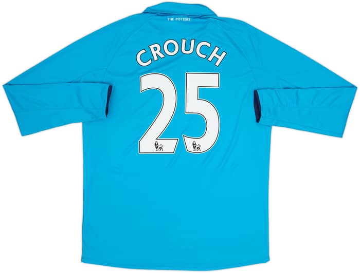 2014-15 Stoke City Away L/S Shirt Crouch #25 - 7/10 - (L)