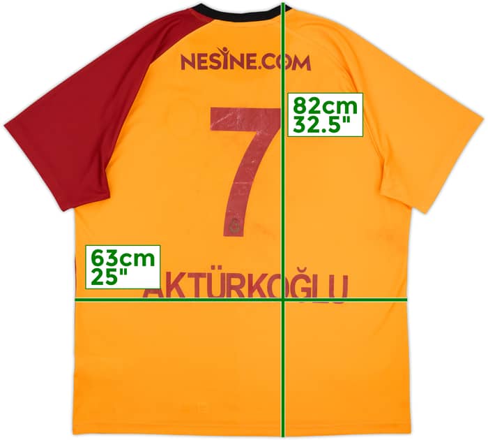 2022-23 Galatasaray Home Shirt Akturkoglu #7 - 5/10 - (XXL)