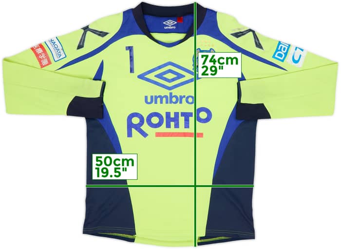 Camiseta de entrenamiento de manga larga versión jugador Umbro del Gamba Osaka 2015 #1 - 7/10 - (L)