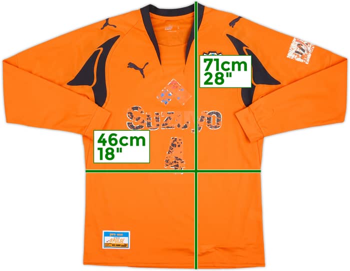 Camiseta de local del Shimizu S-Pulse 2007 L/S #4 - 4/10 - (L)