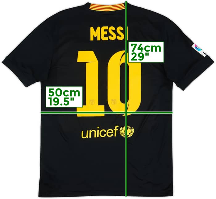 2013-14 Barcelona Third Shirt Messi #10 - 8/10 - (M)