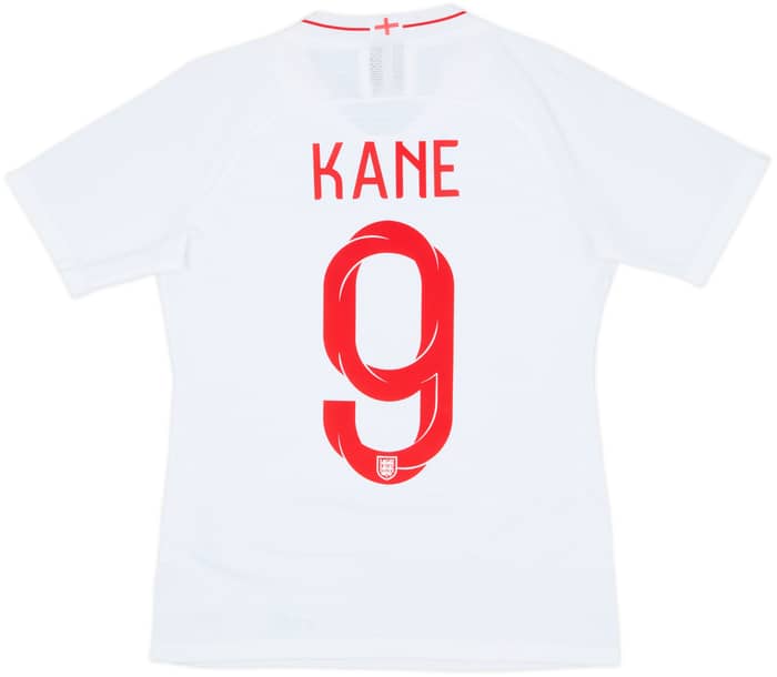 2018-19 England Authentic Home Shirt Kane #9 - 8/10 - (Women's S)