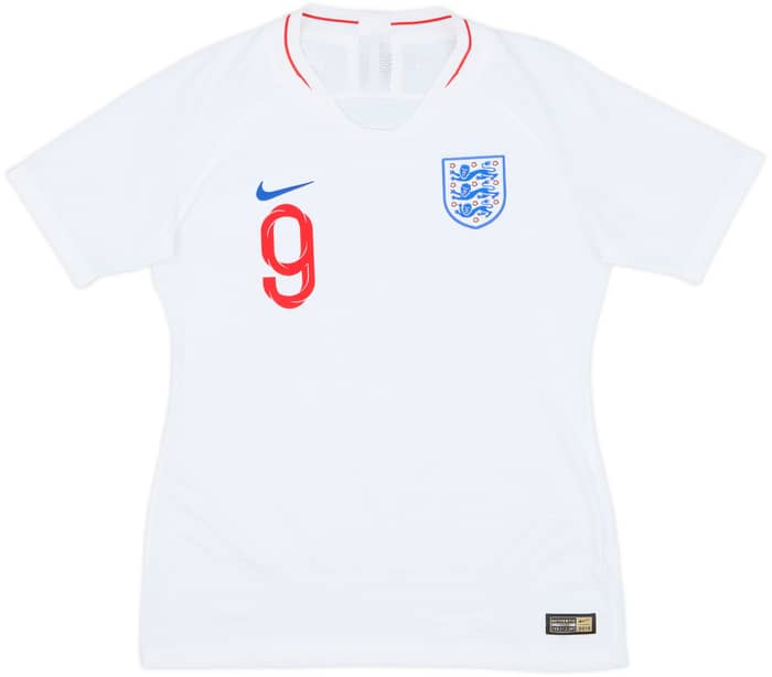 2018-19 England Authentic Home Shirt Kane #9 - 8/10 - (Women's S)