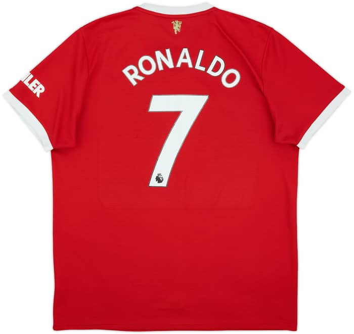 2021-22 Manchester United Home Shirt Ronaldo #7 - 5/10 - (XL)