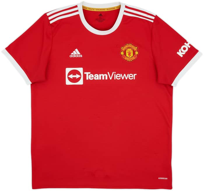 2021-22 Manchester United Home Shirt Ronaldo #7 - 5/10 - (XL)