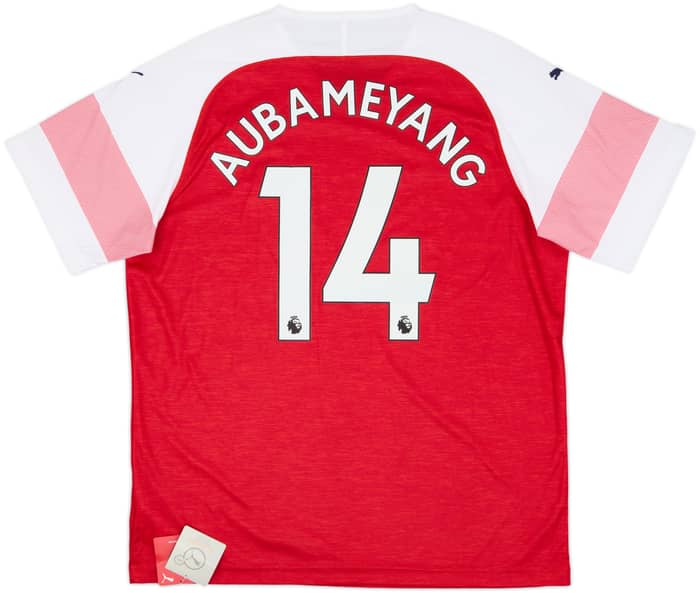 2018-19 Arsenal Home Shirt Aubameyang #14 (XL)