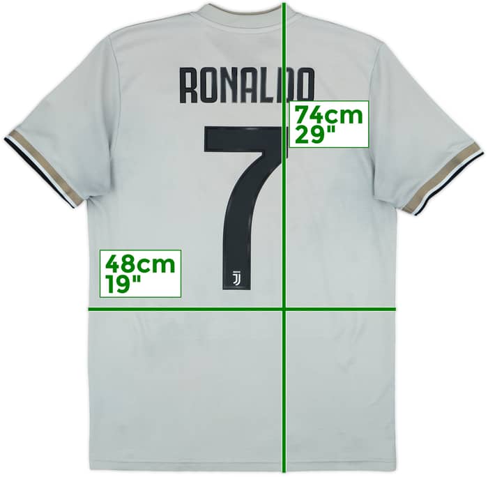 2018-19 Juventus Away Shirt Ronaldo #7 - 8/10 - (M)