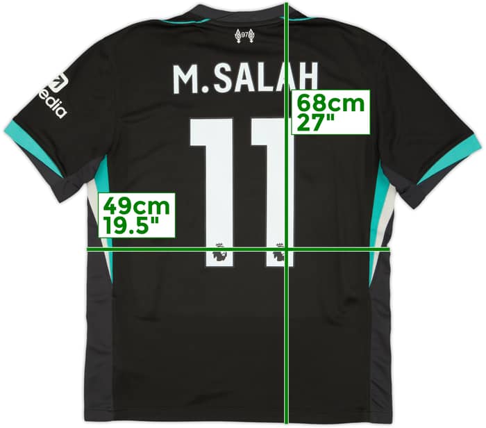 2024-25 Liverpool Away Shirt M.Salah #11 - 6/10 - (M)