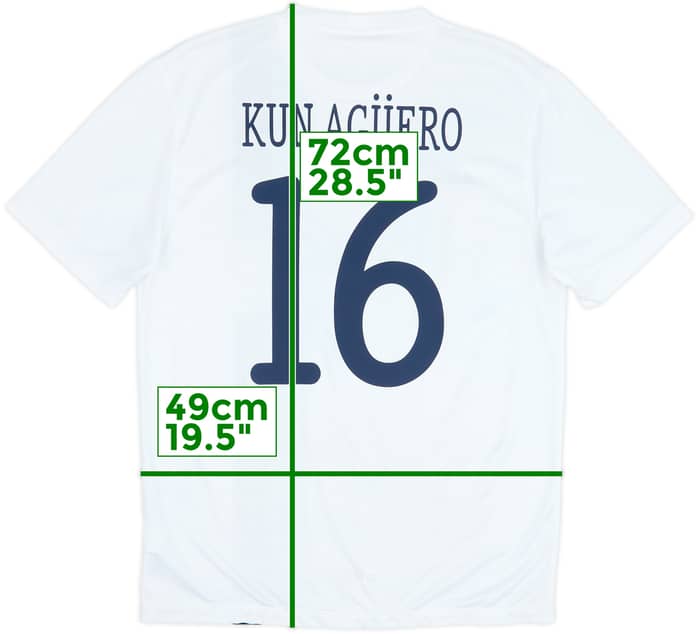 2013-14 Manchester City Third Shirt Kun Aguero #16 - 6/10 - (M)