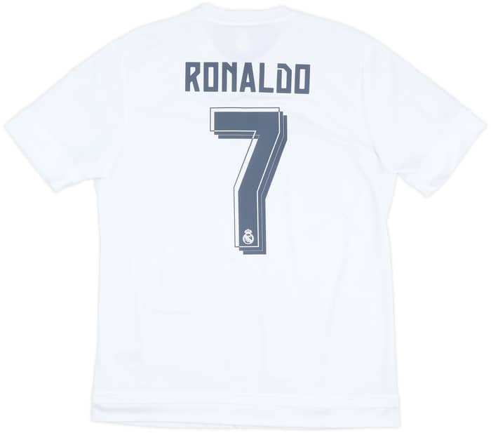 2015-16 Real Madrid Home Shirt Ronaldo #7 - 8/10 - (M)