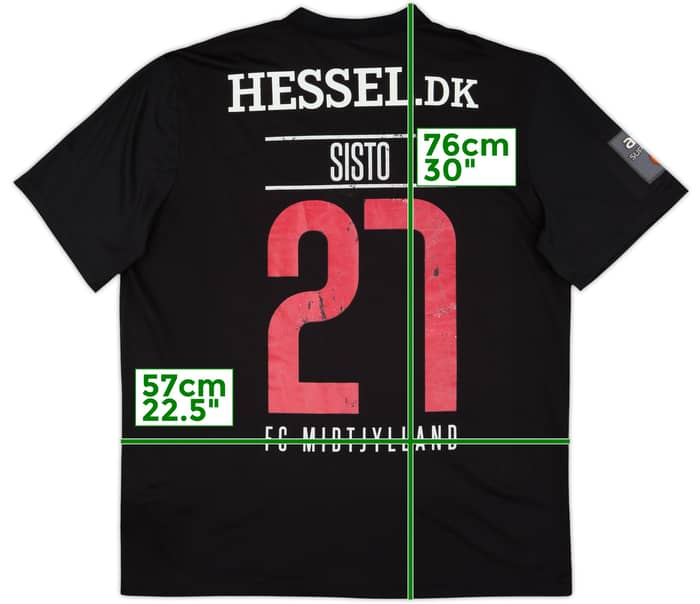 2015-16 FC Midtjylland Home Shirt Sisto #27 - 5/10 - (XL)