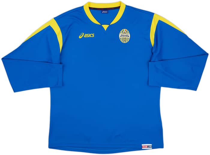2009-10 Hellas Verona Home L/S Shirt - 8/10 - (XL)