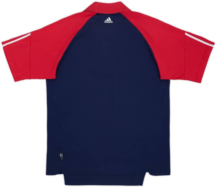 2002-03 Bayern Munich adidas CL 1/4 Zip Polo Shirt - 8/10 - (S)