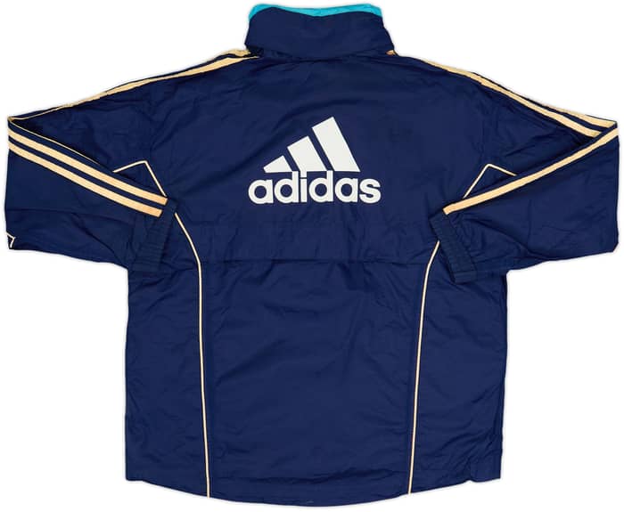 1999-00 Olympique Marseille adidas Hooded Rain Jacket - 5/10 - (L.Boys)