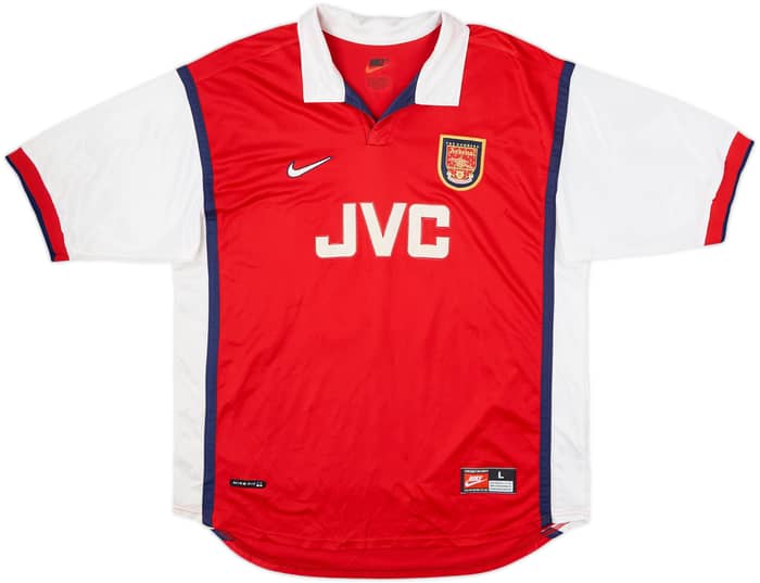 1998-99 Arsenal Home Shirt Bergkamp #10 - 5/10 - (L)