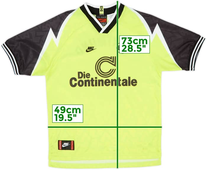 1995-96 Borussia Dortmund Camiseta Local - 8/10 - (XL.Boys)