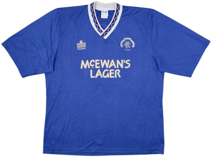 1990-92 Rangers Home Shirt - 8/10 - (XL)